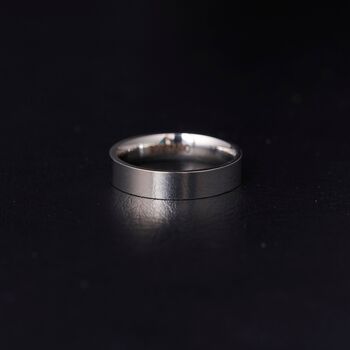 Silver Engraved 5mm Band Ring, 5 of 11