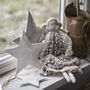 White Enamel Hanging Star, thumbnail 1 of 2