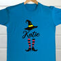 Personalised Halloween Witches T Shirt, thumbnail 2 of 10