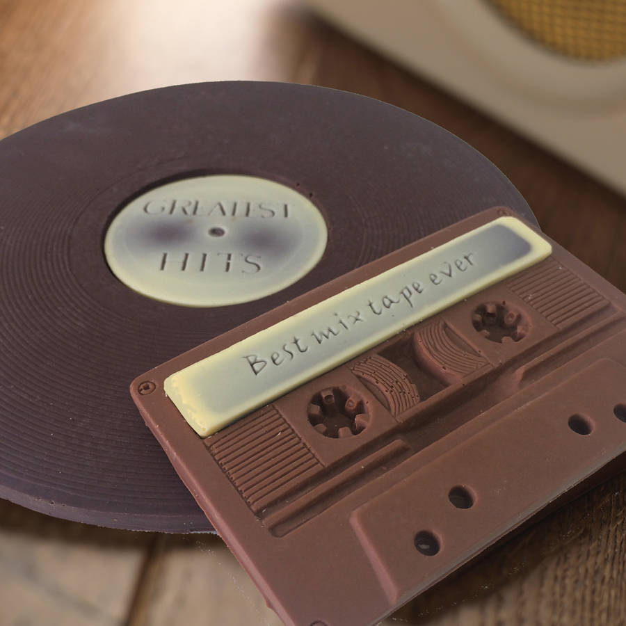 Chocolate Vinyl Record And Cassette