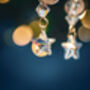 Personalised Crystal Star Christmas Tree Ornament, thumbnail 5 of 6