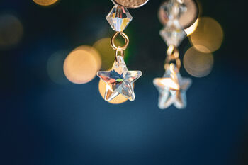 Personalised Crystal Star Christmas Tree Ornament, 5 of 6