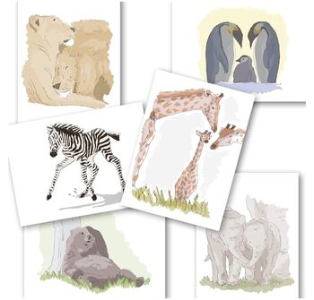 Personalised Elephant Baby Giftset, Grey, Green, Beige, Pink Or Blue, 4 of 6