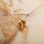 Large Gold Stud Earrings Teardrop Shape Jewellery, thumbnail 6 of 7