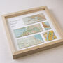 Remember When… Personalised Five Map Print Gift, thumbnail 7 of 8