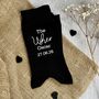 Personalised The Usher Wedding Day Socks, thumbnail 1 of 5