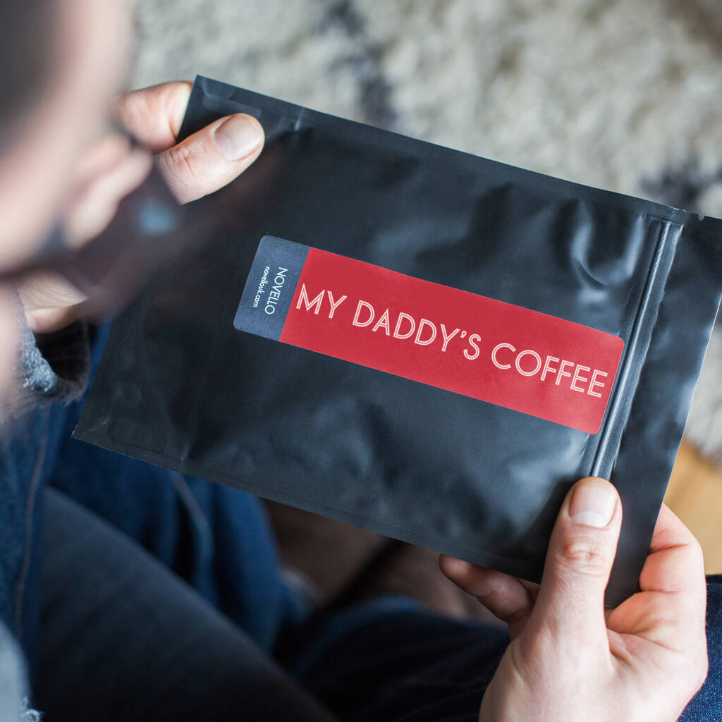 Dads Personalised Coffee Gift In Letterbox Packaging, 1 of 10