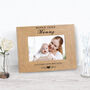 Personalised Loves Mummy Wood Picture Frame, thumbnail 1 of 2