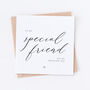 Special Friend On The Day Wedding Card, thumbnail 1 of 2