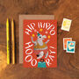 'Hip Hippo Hooray' Birthday Card, thumbnail 1 of 2