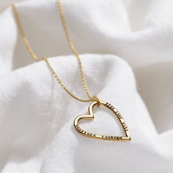 Personalised Heart Necklace, 2 of 10
