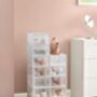 Pack Of Shoe Boxes Stackable Shoe Storage Organisers, thumbnail 3 of 9