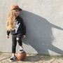 Rock And Roll Thunderbolt Kids Sweatshirt In Black, thumbnail 4 of 7