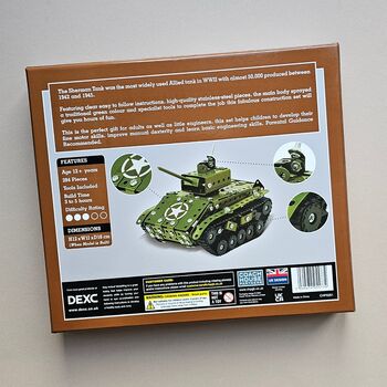 Sherman Tank Metal Construction Set, 4 of 4