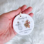 Personalised First Christmas Ceramic Ornament Gift, thumbnail 5 of 7