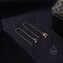 Mismatched Pair Of Music Symbol Threader Earrings, thumbnail 6 of 10