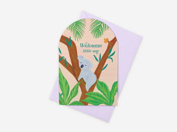 Welcome Little One Baby Card, 4 of 5