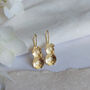 Sweet Daisy Dangling Earrings Gold Plated, thumbnail 5 of 9