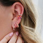 Jewelled Hoop Earrings, thumbnail 6 of 8