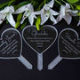 Personalised Memorial Marker Plaque Ornament Decoration, thumbnail 1 of 7