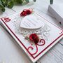Handmade Ruby Wedding Anniversary Card, thumbnail 2 of 7