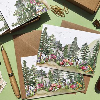 Forest Notecards And Envelopes, 5 of 8