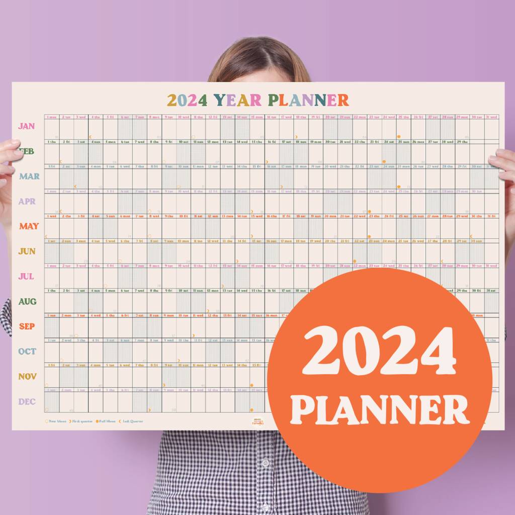 2024 wall year planner this is the year landscape by once upon a