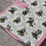 Bee Patterned Double Oven Glove, thumbnail 2 of 3