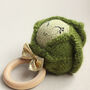 Sprout Christmas Teething Ring Rattle For Baby, thumbnail 3 of 7