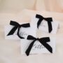 Personalised Bow Ribbon Place Name Cards X 10, thumbnail 1 of 6
