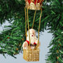 G Decor Festive Santa Balloon Christmas Tree Bauble, thumbnail 8 of 8