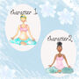 Yoga Birthday Card For Sister, Auntie, Niece, Mum, thumbnail 2 of 6