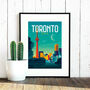 Toronto Art Print, thumbnail 3 of 4