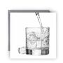 Whisky Glass Greeting Card, thumbnail 1 of 4
