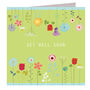 Floral Get Well Card, thumbnail 2 of 5