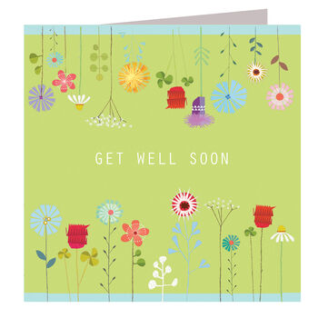 Floral Get Well Card, 2 of 5