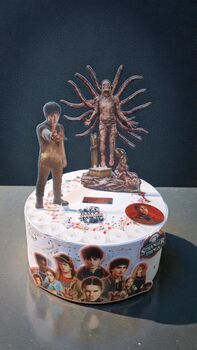 Vecna, Eleven And Will Cake Topper – Pre Cut, Vegan, 4 of 6