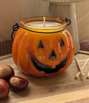 Pumpkin Halloween Candle For Halloween Decor, 4 of 6