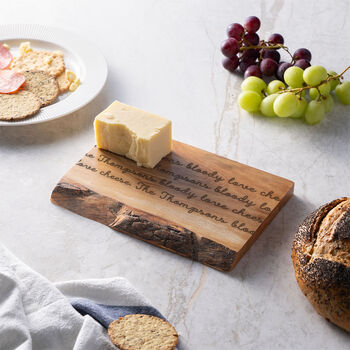 Personalised Cheese Lover Olive Wood Serving Board, 5 of 6
