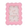 Pink Contemporary Photo Frame Four″ X Six″, thumbnail 1 of 3