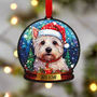 West Highland Terrier Dog Tree Decoration, thumbnail 1 of 2