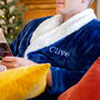 Personalised Super Soft Sherpa Style Dressing Gown, thumbnail 4 of 12