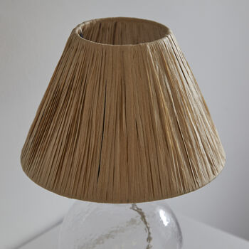 Natural Raffia Table Lamp, 2 of 3