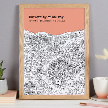 Personalised Galway Graduation Gift Print, 5 of 9