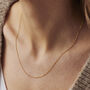 Solid 9ct Gold Figaro Chain Necklace, thumbnail 2 of 6