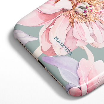 Pastel Peony Green Case For iPhone, 4 of 4