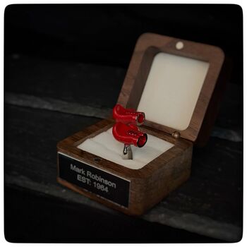 Personalised Red Boxing Glove Cufflinks, 2 of 10