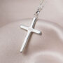 Personalised Sterling Silver Cross Necklace, thumbnail 2 of 10