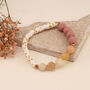 Rose Quartz And Lava Bead Gemstone Diffuser Bracelet, thumbnail 1 of 3