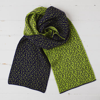 Scatter Lambswool Reversible Scarf, 4 of 12